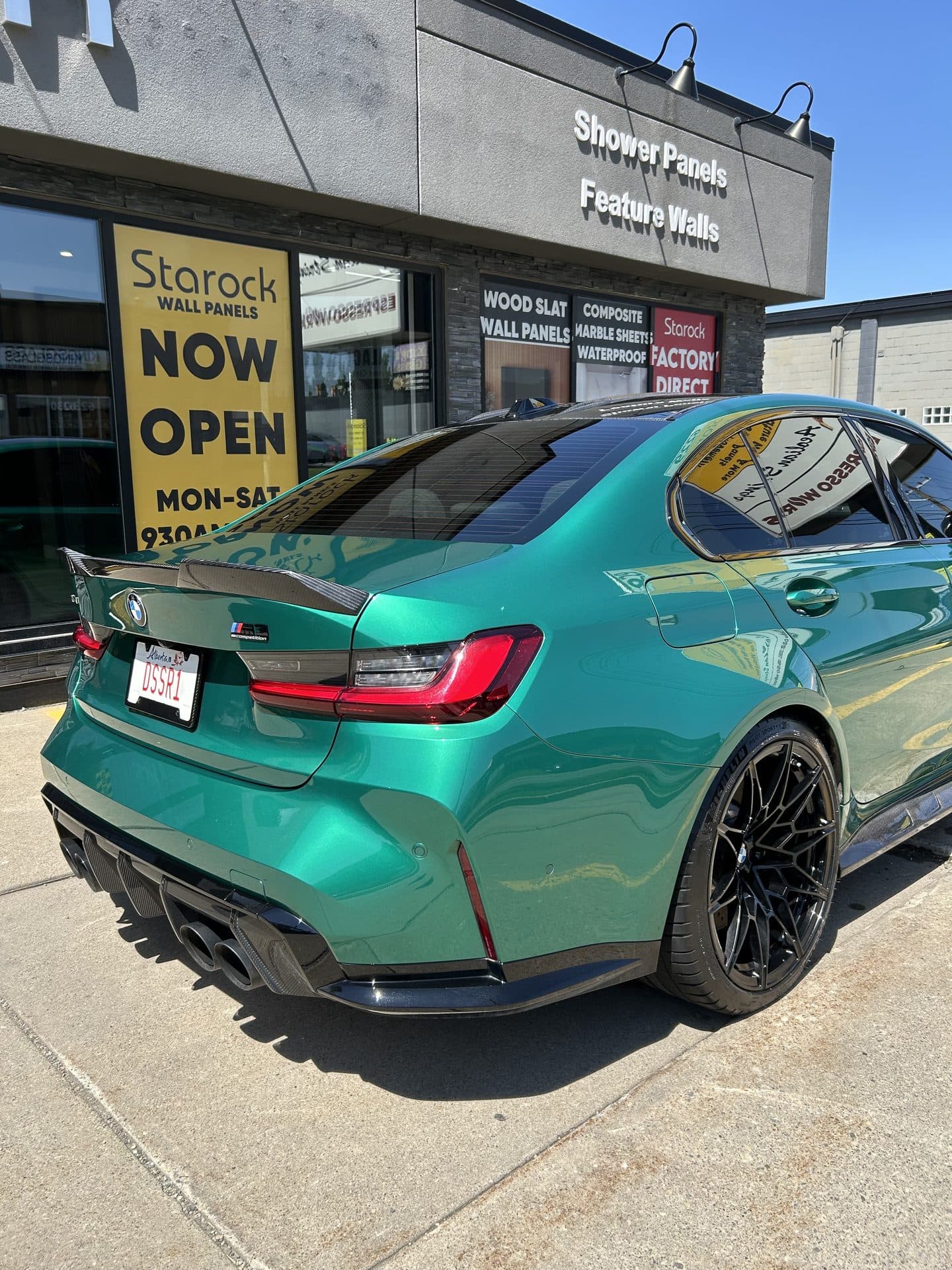 Paint corrected BMW M3 Calgary