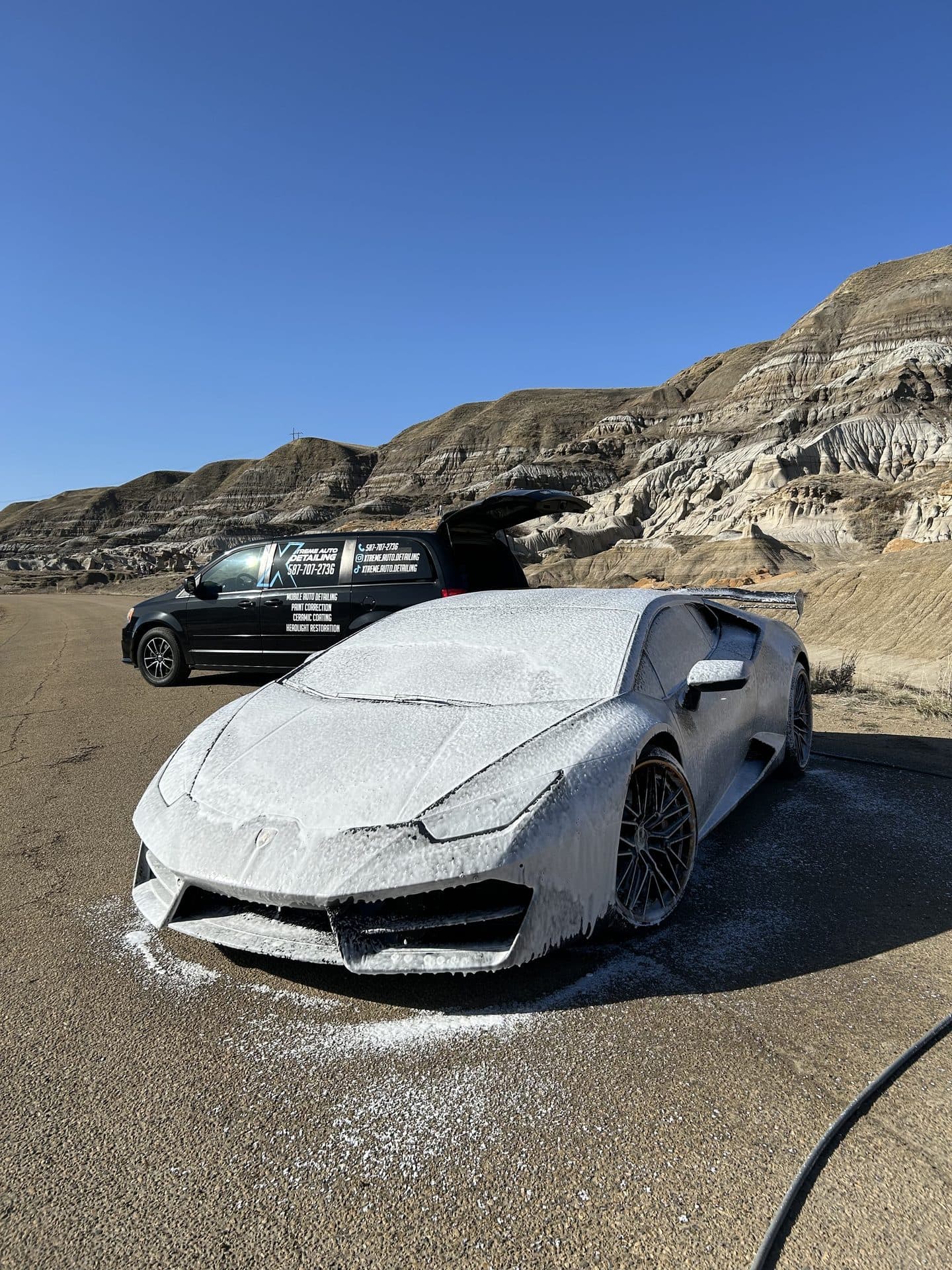 Before - Exterior Wash — Lamborghini Huracán