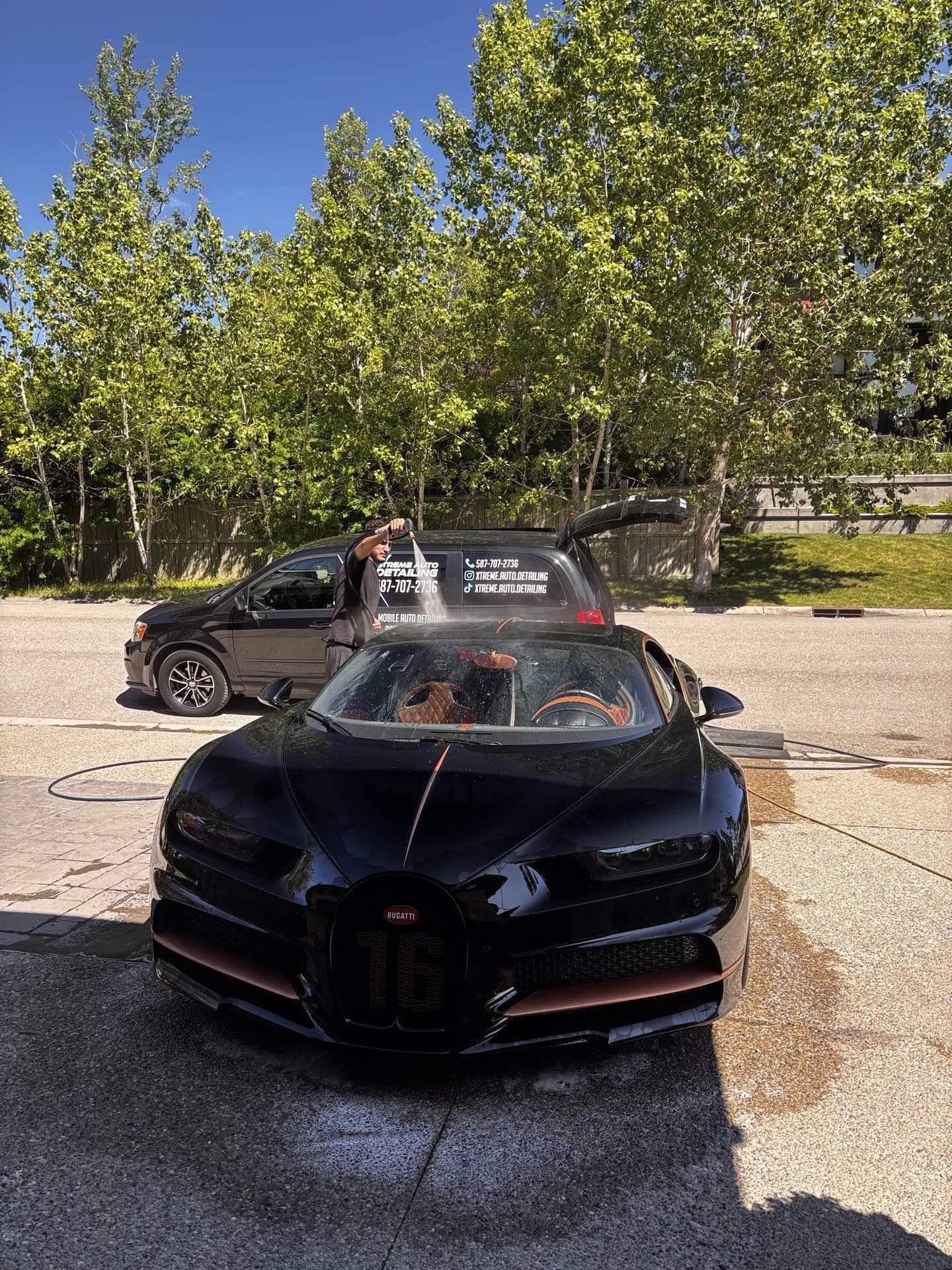 Bugatti Chiron front detail Calgary