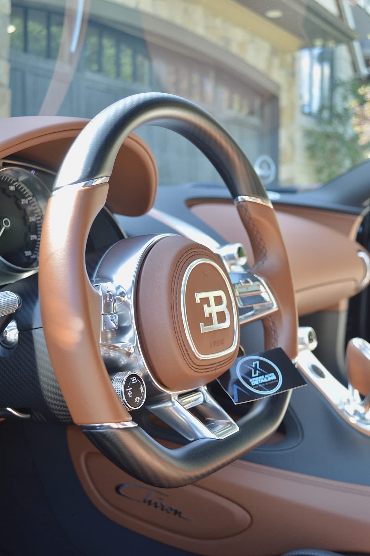 Detailed Bugatti Chiron interior Calgary