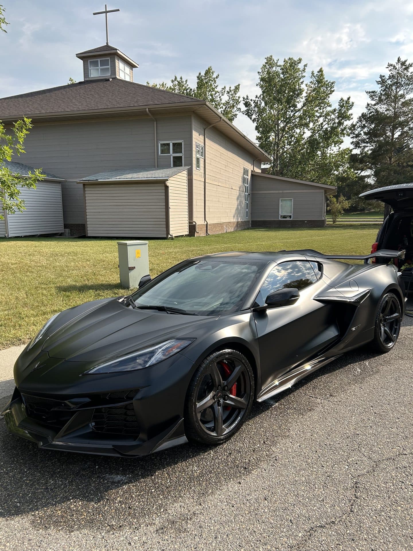 Corvette Z06 satin PPF Calgary