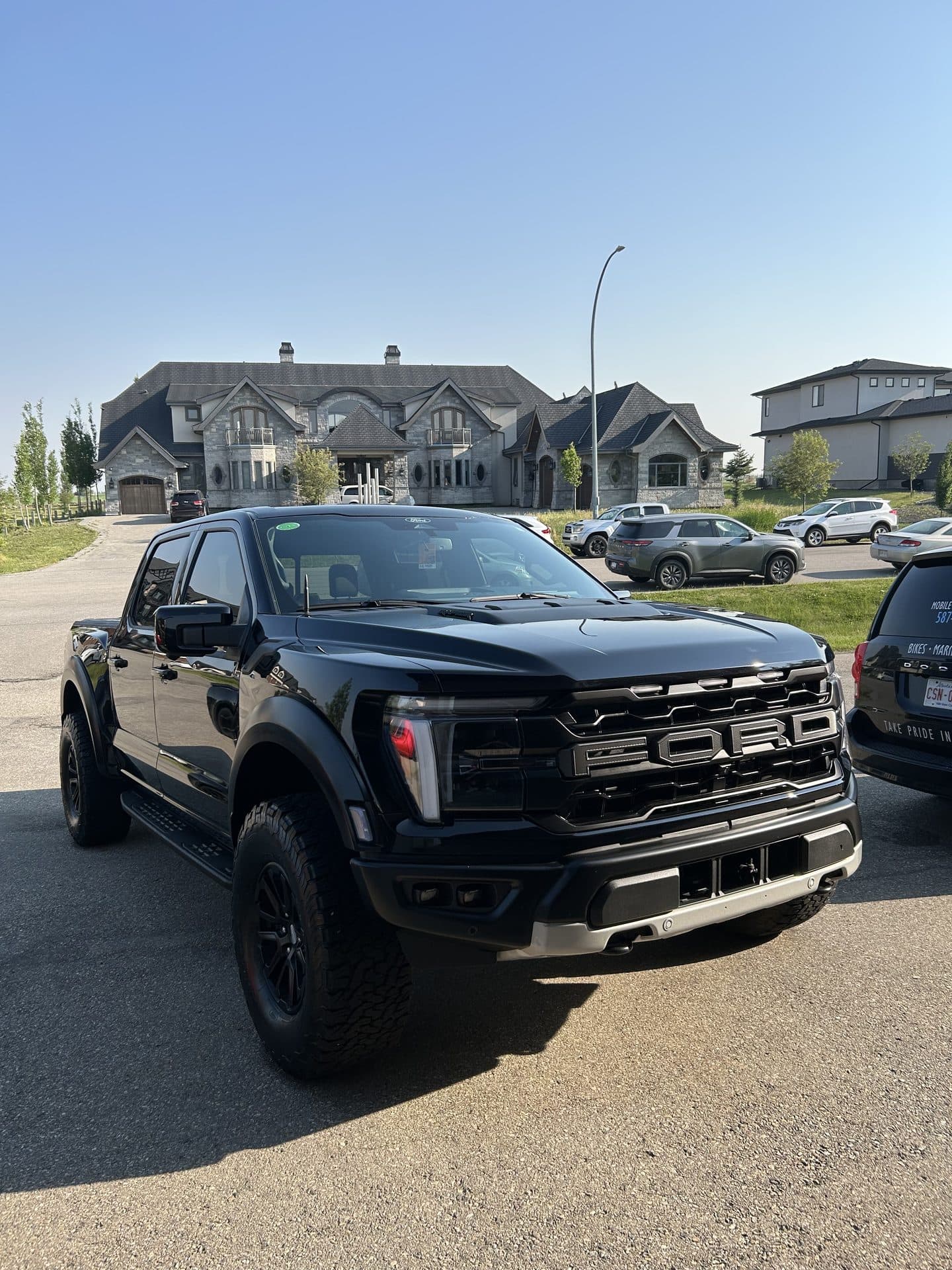 Ford Raptor front end detail Calgary