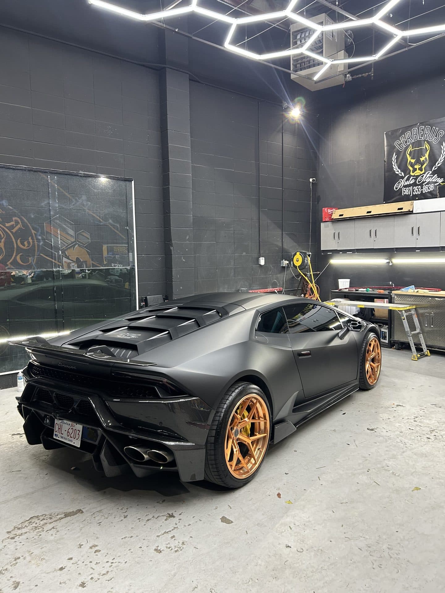 Lamborghini Huracan satin finish Calgary