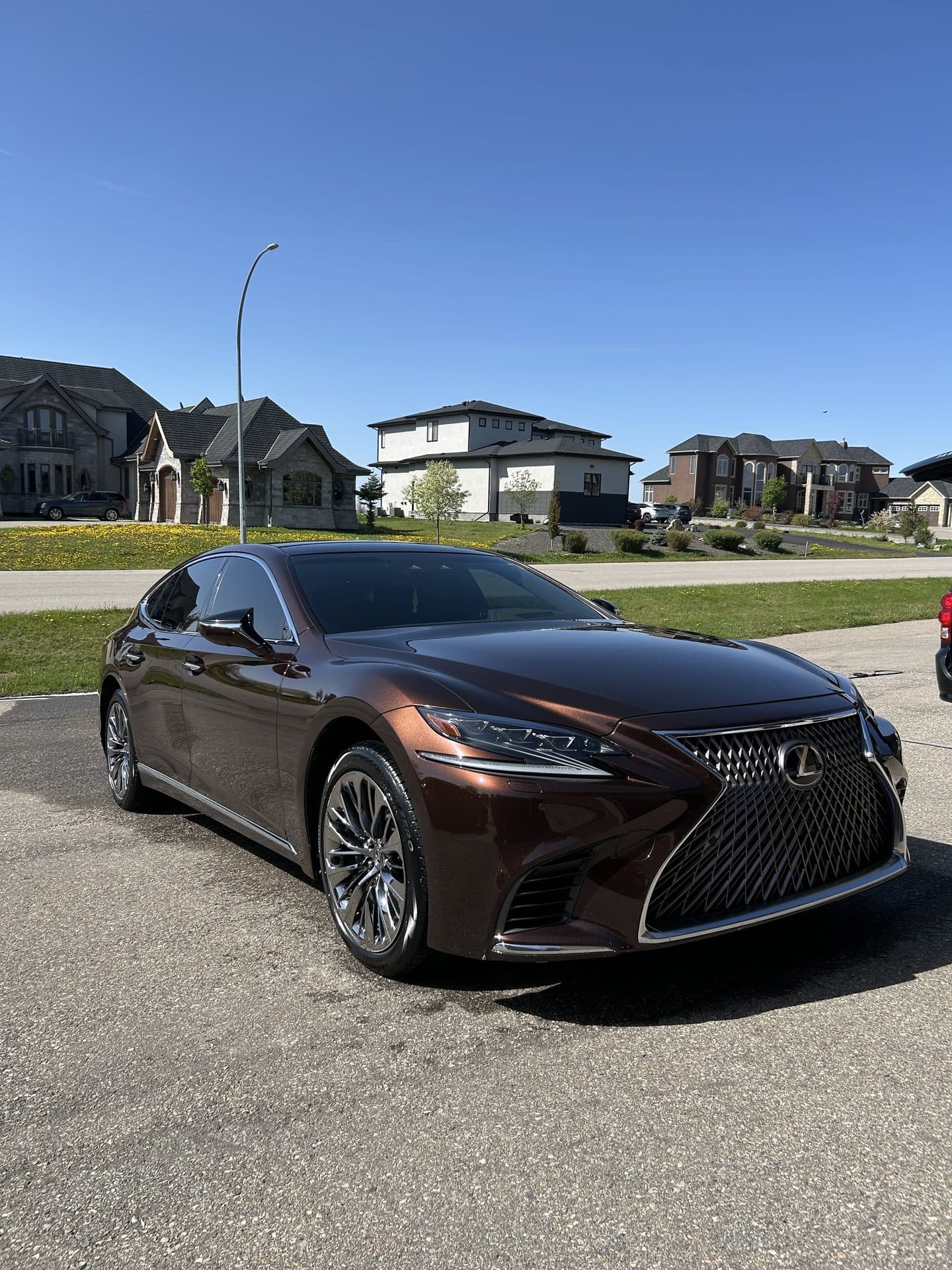 Lexus LS500 clear headlights Calgary
